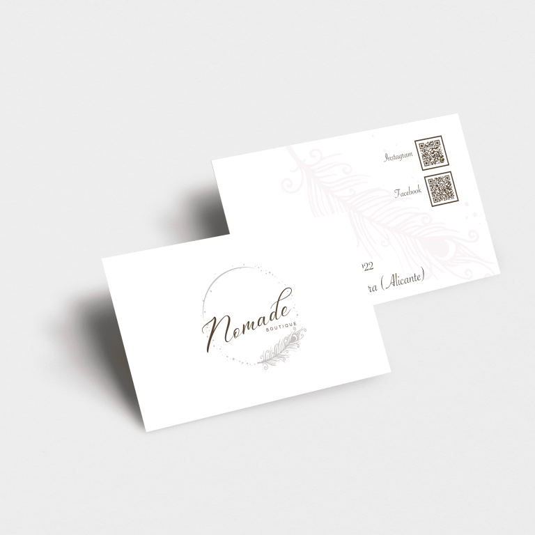 Nomade tarjeta visita