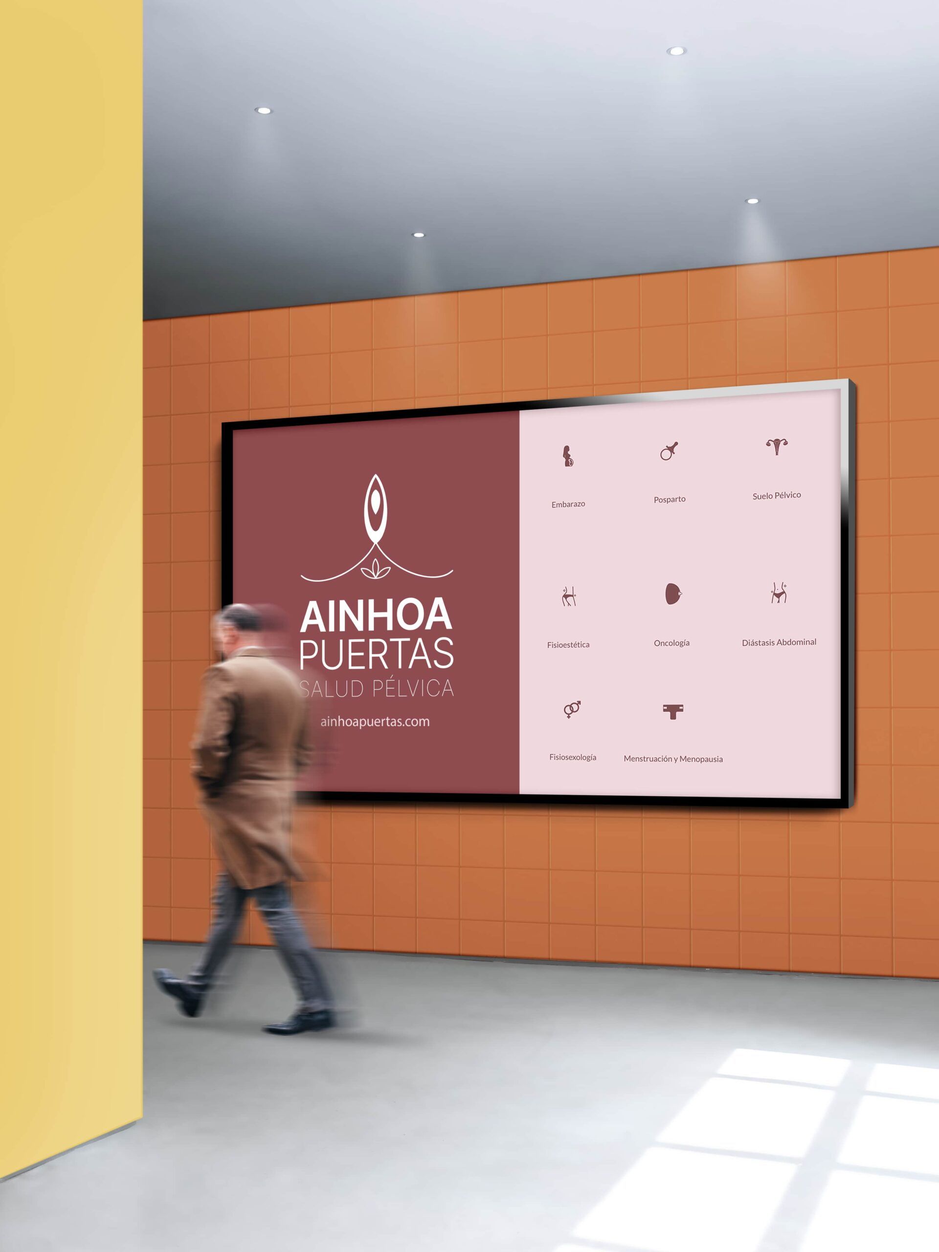 cartelera para un centro de salud