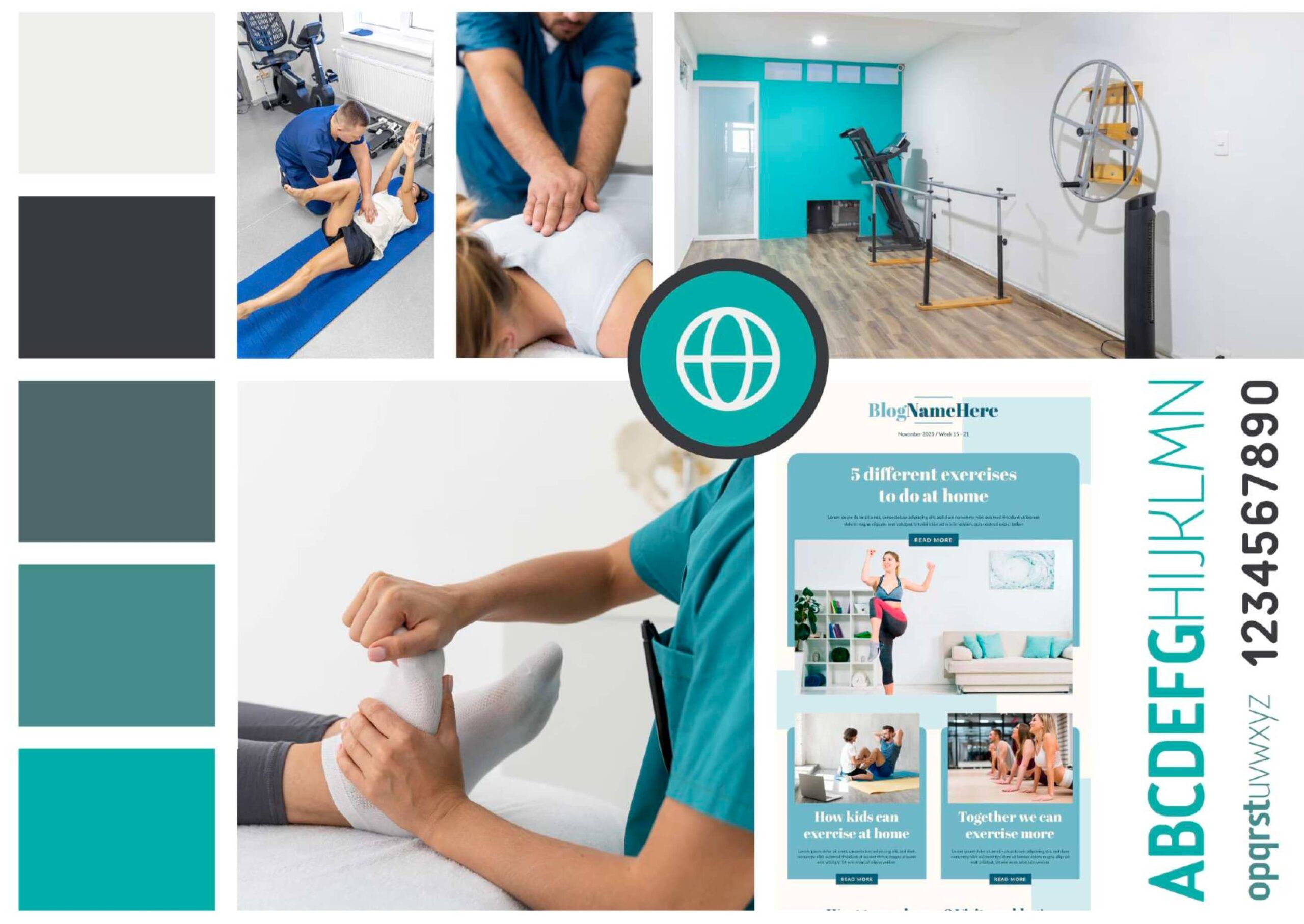 Moodboard para un centro de salud