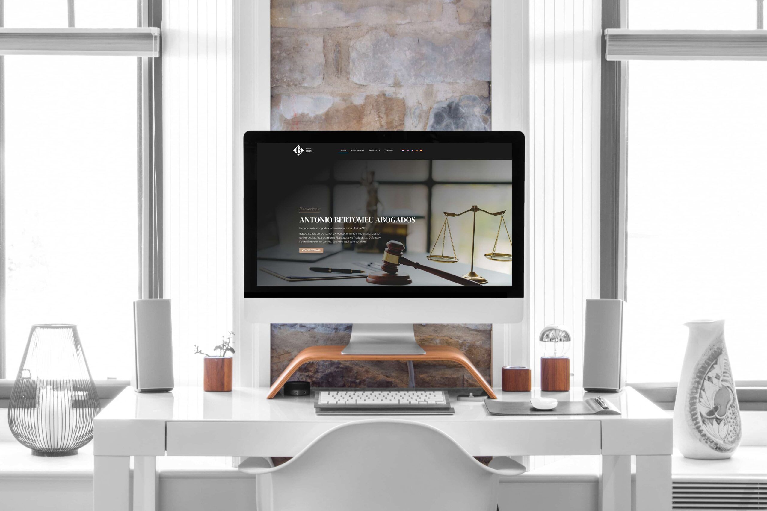 Diseño web para Antonio Bertomeu Abogados