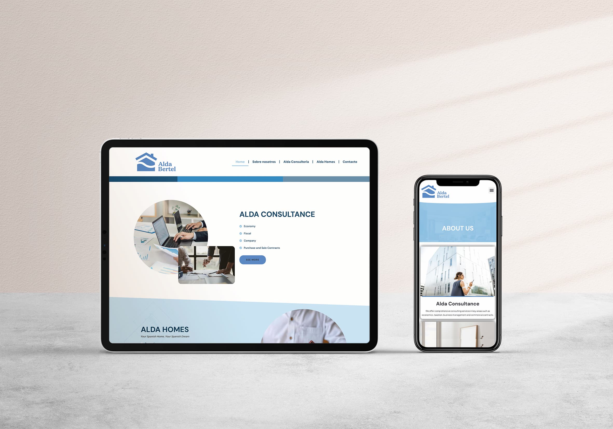 Diseño web para asesoria inmobiliaria