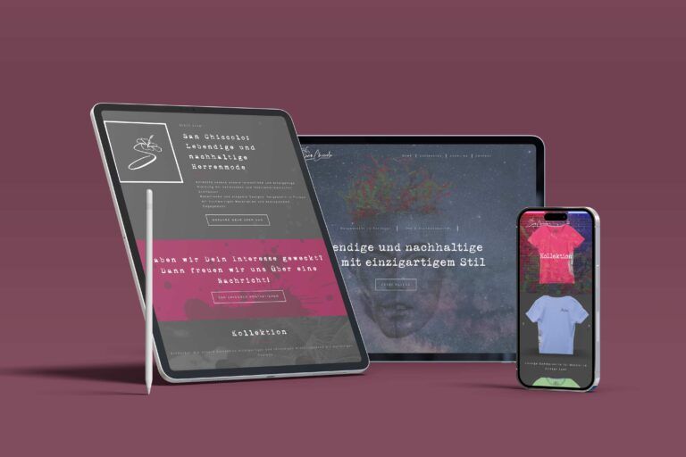 Diseño de web para una tienda de ropas