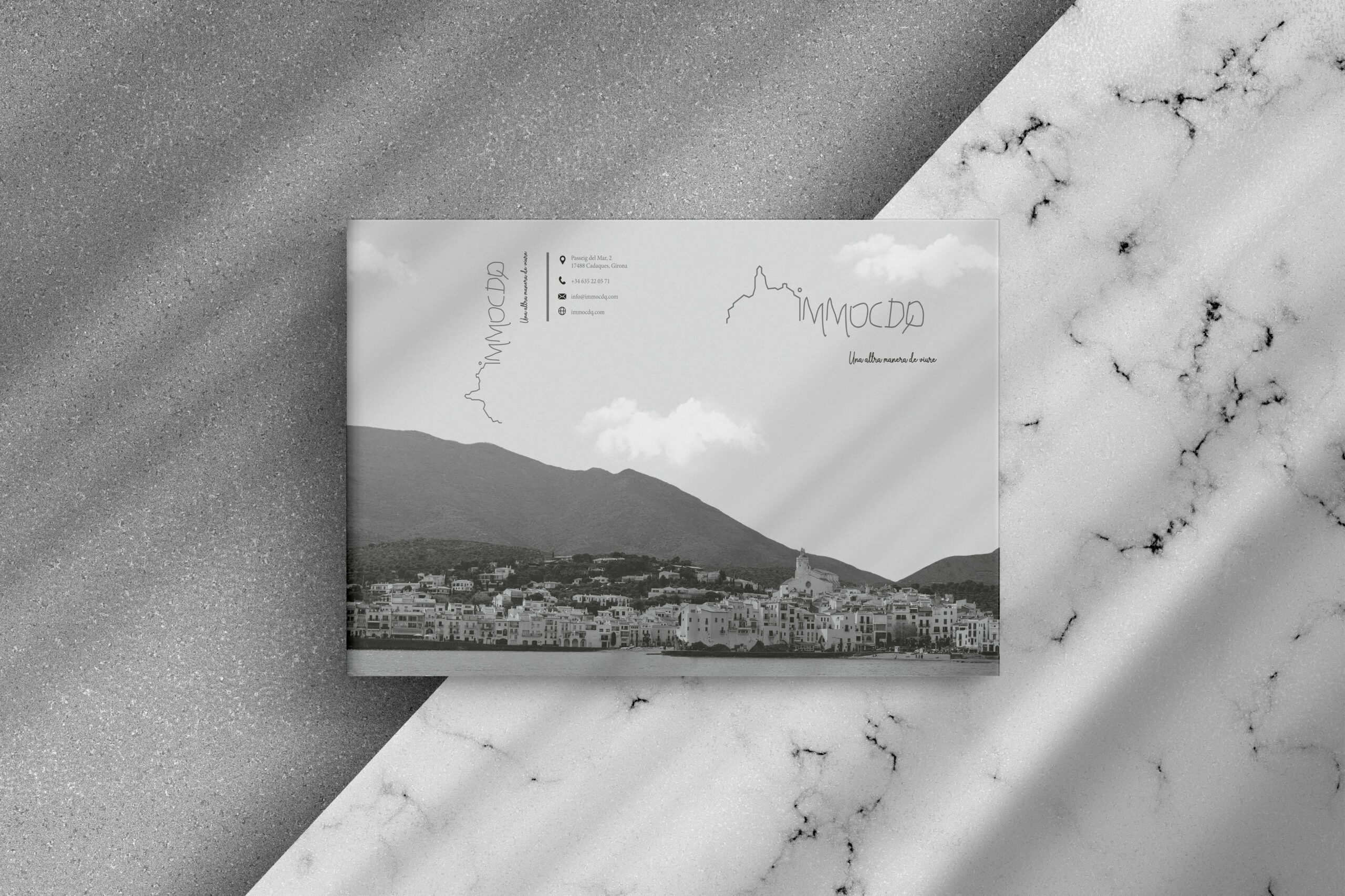 Carpeta corporativa de agencia inmobiliaria