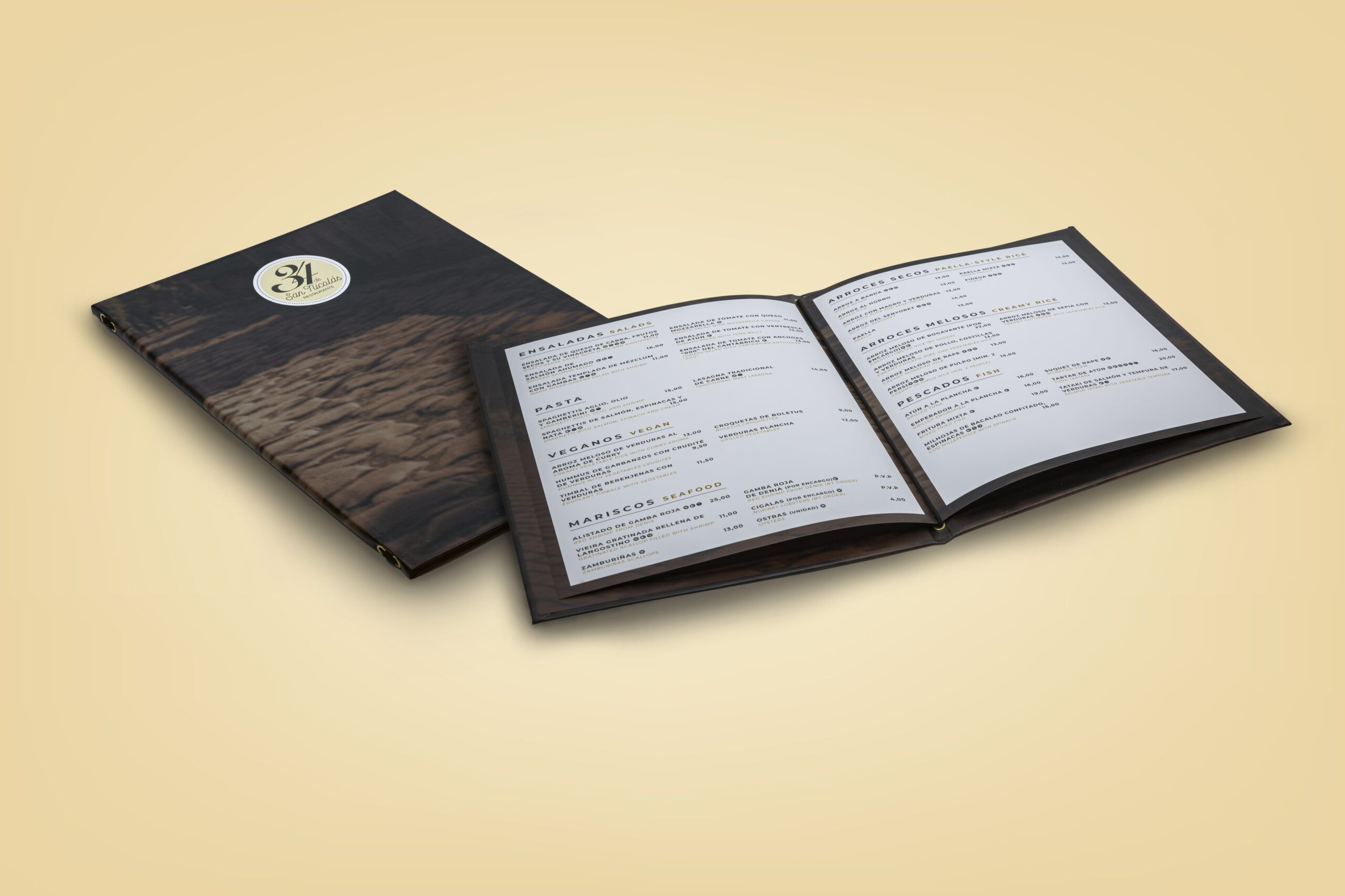Blank brown notepaper design vector