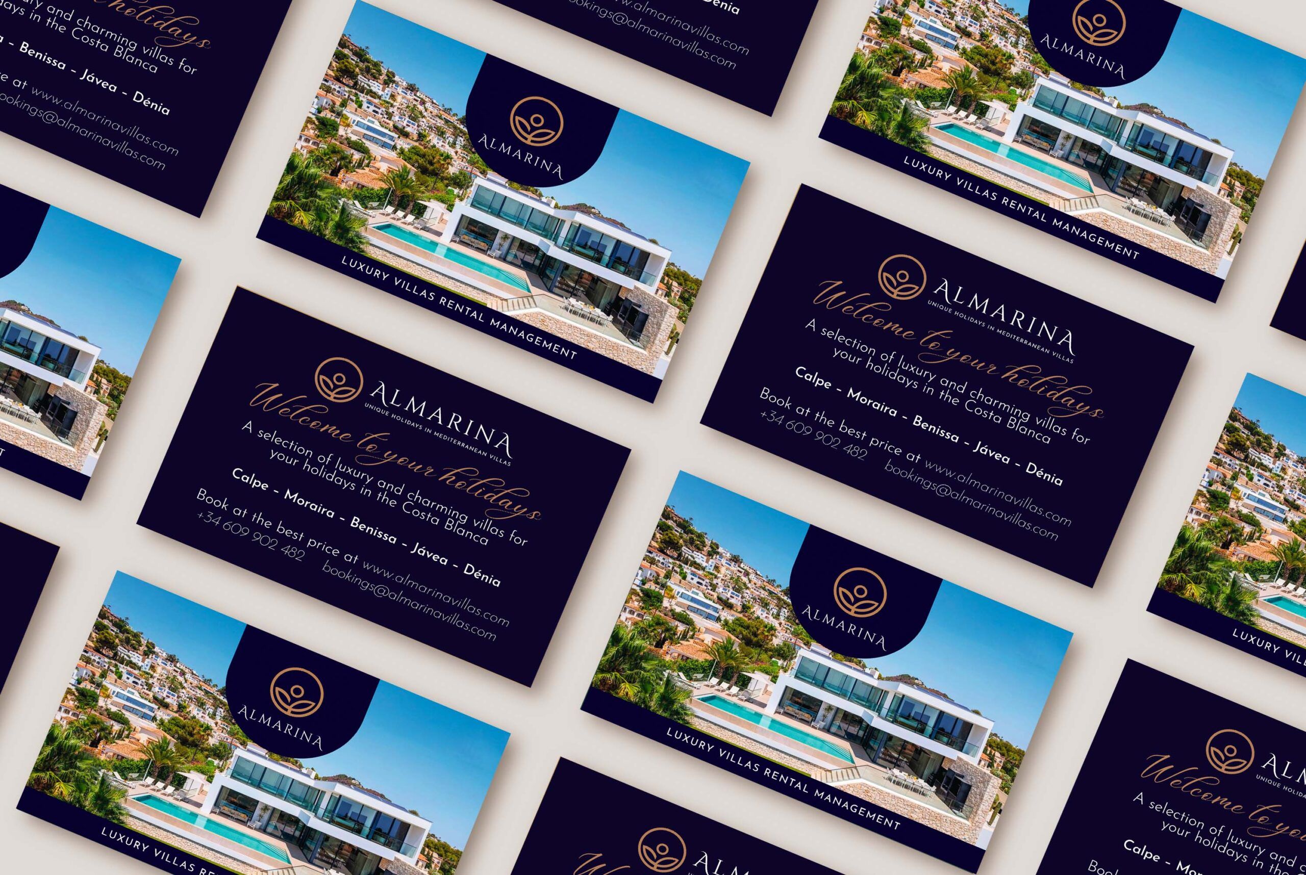 Almarina Villas Tarjetas de visita