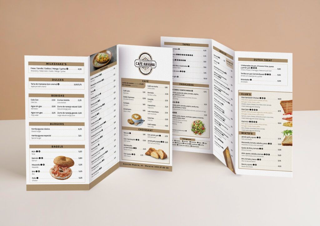 Havana Carta Comida